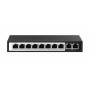 Extralink CERES  PoE Switch  8x 100Mb/s PoE/PoE+ 2x RJ45 Uplink 100Mb/s 96W