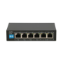 Extralink EUROS V2  PoE Switch  4x 100Mb/s PoE/PoE+ 2x RJ45 Uplink 100Mb/s 60W