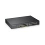 Zy GS1900-24, 24-port GbE L2, 12 Prt POE