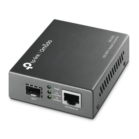Omada 10G Multi-Gigabit RJ45 to 10G SFP+ Slot Supporting MiniGBIC Modules PORT: 1× 10G SFP+ Slot, 1× 10G Multi-Gigabit RJ45 Port
