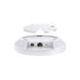Omada  BE3600 Ceiling Mount Tri-Band Wi-Fi 7 Access Point PORT: 1×2.5G RJ45 Port SPEED:688 Mbps at  2.4 GHz + 2882 Mbps at 5 GHz