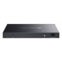 Switch TP-Link 24 porturi, 24x RJ452x 10G, SFP+ (uplink), viteza LAN 10/100/1000 Mbps, buget POE 500 W, Layer 2+, 16 Porturi PoE