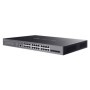 Switch TP-Link 24 porturi, 24x RJ452x 10G, SFP+ (uplink), viteza LAN 10/100/1000 Mbps, buget POE 500 W, Layer 2+, 16 Porturi PoE