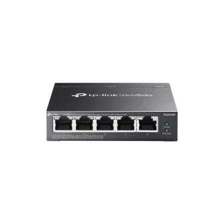 Omada 5-Port Gigabit Easy Managed Switch PORT: 5× Gigabit RJ45 Ports SPEC: Desktop Steel Case FEATURE: Integration with Omada SD