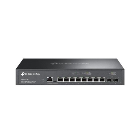 Switch TP-Link SG3210X-M2, 8 x porturi RJ 45, 2 x SFP+, viteza LAN 100/1000/2500 MBps, Layer L2+, capacitate 80 Gbps, dimensiuni