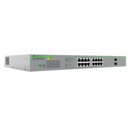 Allied Telesis AT-GS950/18PS-V2-50, WEB management, Gigabit Ethernet (10/100/1000), Power over Ethernet (PoE) Suport,