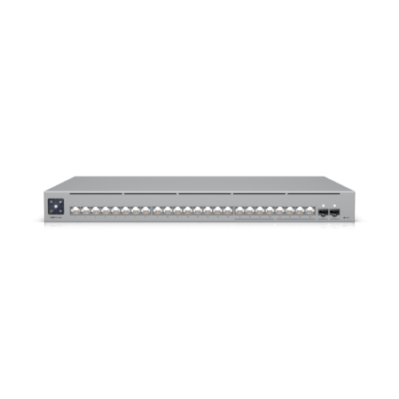 Ubiquiti Unifi Pro Max, Ethernet In-Band, (16) porturi GbE RJ45, (8) porturi 1/2,5 GbE RJ45, (2) porturi 10G SFP+, 112 Gbps, sur