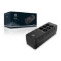 Conceptronic ZEUS05E 650VA 360W UPS, Schuko x 6 (3x surge protection 3x surge protection & battery backup), RJ45 In/Out, AVR, 11