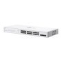 Switch TP-Link cu 28 de porturi, 24× Gigabit 802.3af/at PoE+ ports si 4× Gigabit SFP slots, capacitate switch 56 Gbps, dimensiun