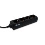 EQUIP 333281 4-Outlet Power Strip, 41x38x195mm