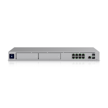 Ubiquiti UniFi Dream Machine PRO MAX, 2.0 GHz quad-core processor, Dual WAN Ports, One 10G SFP+ Port, 2.5G RJ45+ Port, 2x 3.5" H