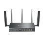 "Omada 4G+ Cat6 AX3000 Gigabit VPN Router PORT: 1× Gigabit SFP WAN/LAN Port, 1× Gigabit RJ45 WAN Port, 4× Gigabit WAN/LAN RJ45 P