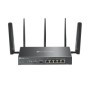 "Omada 4G+ Cat6 AX3000 Gigabit VPN Router PORT: 1× Gigabit SFP WAN/LAN Port, 1× Gigabit RJ45 WAN Port, 4× Gigabit WAN/LAN RJ45 P
