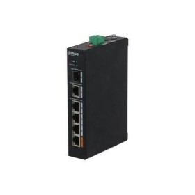 DAHUA SWITCH 4 PORT POE UNMANAGED PFS3106-4ET-60-V2 Switch unmanaged PoE cu 4 porturi  Sursă de alimentare PoE cu opt pini  PoE 