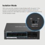Mercusys Desktop Switch MS106LP 6 porturi 10/100Mbps, Standarde si protocoale  IEEE 802.3x Flow Control, 4 porturi POE, buget PO