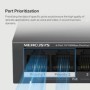 Mercusys Desktop Switch MS106LP 6 porturi 10/100Mbps, Standarde si protocoale  IEEE 802.3x Flow Control, 4 porturi POE, buget PO