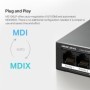 Mercusys Desktop Switch MS106LP 6 porturi 10/100Mbps, Standarde si protocoale  IEEE 802.3x Flow Control, 4 porturi POE, buget PO