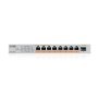 SWITCH ZYXEL XMG108HP 8 PORT POE  1 SPF+