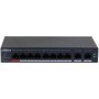 Dahua 10-Port Cloud Managed Desktop Gigabit Switch cu 8-Port PoE, CS4010-8GT-110, Interfata: Port 1-8: 8 × RJ-45 10/100/1000 Mbp