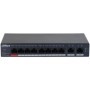 Dahua 10 Port Cloud managed POE switch CS4010-8ET-110, Interfata: Port 1-8: 8 × RJ-45 10/100 Mbps (PoE) Port 9-10: 2 × RJ-45 10/