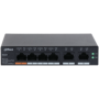 DAHUA 6 port Managed Desktop switch, CS4006-4ET-60, Interfata: Port 1-4: 4 × RJ-45 10/100 Mbps (PoE) Port 5-6: 2 × RJ-45 10/100/