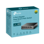"5-Port Gigabit Easy Smart Switch with 4-Port PoE+ PORT: 4× Gigabit PoE+ Ports, 1× Gigabit Non-PoE Ports SPEC: 802.3af/at, 120 W