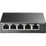 "5-Port Gigabit Easy Smart Switch with 4-Port PoE+ PORT: 4× Gigabit PoE+ Ports, 1× Gigabit Non-PoE Ports SPEC: 802.3af/at, 120 W