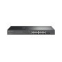 "JetStream™ 18-Port Gigabit Smart Switch with 16-Port PoE+ PORT: 16× Gigabit RJ45 Ports, 2× Gigabit SFP Slots SPEC: 802.3at/af, 