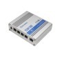 TELTONIKA INDUSTRIAL 5PORT Unmanaged POE+ Switch TSW100, Interfata: 5 x ETH ports, 10/100/1000 Mbps, supports auto MDI/MDIX cros