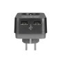 APC Essential SurgeArrest 1 Outlet 2 USB Ports Black 230V Germany