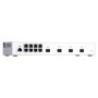 Switch QNAP M408S CPU Marvell 98DX3236, 8 porturi 1Gbps, 4 porturi 10GbE SFP+, destkop, web-managed, adaptor alimentare, garanti