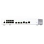 Switch QNAP M408-2C Marvell 98DX3236, 8 porturi 1Gbps, 2 porturi combo 10G SFP+/NBASE-T, 2 porturi 10G SFP+, desktop, web-manage