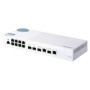 Switch QNAP M408-2C Marvell 98DX3236, 8 porturi 1Gbps, 2 porturi combo 10G SFP+/NBASE-T, 2 porturi 10G SFP+, desktop, web-manage