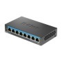 D-LINK DMS-108 UNMANAGED SWITCH 8 PORT, Interfata: 8 x 10/100Mbps/1G/2.5G, Auto MDI/MDIX, Capacitate Switch 40 Gbps,  Packet For