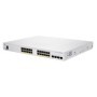 Switch  CISCO CBS250-24FP-4X, 24 PORTURI 10/100/1000, 4 x SFP, POE: 370W, Buffer: 1.5 Mb, Flash 256Mb, CPU: 800 MHz ARM , DRAM: 