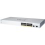 Switch  CISCO CBS220-16T-2G, 16 PORTURI 10/100/1000, 2 x SFP, Buffer: 4.1 Mb, Flash 64Mb, CPU memory: 256Mb, Dimensiuni: 440 x 2