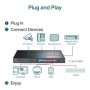 "18-Port Gigabit Rackmount  Switch with 16-Port PoE+ PORT: 16× Gigabit PoE+ Ports, 2× Gigabit Non-PoE Ports, 2× Combo Gigabit SF