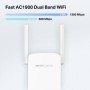 Mercusys AC1900 Wi-Fi Range Extender ME50G Dual-Band, Standarde Wireless: IEEE 802.11a/n/ac 5 GHz, IEEE 802.11b/g/n 2.4 GHz, Vit