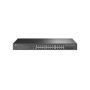 "JetStream™ 24-Port Gigabit L2+ Managed Switch with 4 10GE SFP+ Slots and UPS Power Supply PORT: 24× Gigabit RJ45 Ports, 4× 10G 
