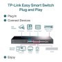 "28-Port Gigabit Easy Smart Switch with 24-Port PoE+ PORT: 24× Gigabit PoE+ Ports, 2× Gigabit Non-PoE Ports, 2×  Gigabit SFP Slo