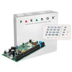 Centrala Paradox SP6000+ 8 zone pe placa (16 cu dublare zona ATZ)2 PGM pe placa, extensibile la 16 (dintre care oricare poate fi