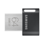 Memorie USB Flash Drive Samsung 64GB Fit Plus Micro, USB 3.1 Gen1, negru
