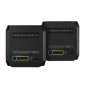 Kit Routere Wireless Asus GT6(B-2-PK)Black, tri-band, WI-FI 6, Standard retea: WiFi 6 (802.11ax), IPv4, IPv6, Backwards compatib