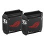Kit Routere Wireless Asus GT6(B-2-PK)Black, tri-band, WI-FI 6, Standard retea: WiFi 6 (802.11ax), IPv4, IPv6, Backwards compatib