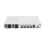 SWITCH MIKROTIK CRS504-4XQ-IN, 1 x 10/100Mbps, 4 x 100 QSFP28 , Procesor: 650 MHz, 64MB RAM, 16MB flash, dimensiuni: 320 x 185 x