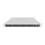 SWITCH MIKROTIK CRS354-48P-4S+2Q+RM, 48xLAN Gigabit, 4xSFP, 2x40G QSFP, POE 700W 802.3af/at, Procesor: 650 MHz, Ram: 64Mb, IP20.