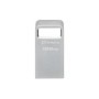 Memorie USB Flash Drive Kingston 128GB Data Traveler Micro, USB 3.2 Gen1, Metalic