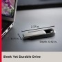 Memorie USB Flash Drive SanDisk Extreme GO, 64GB, USB 3.1, negru