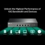 "5-Port 10G Multi-Gigabit Desktop Switch PORT: 5× 10G RJ45 Ports SPEC: Desktop Steel Case FEATURE: Plug and Play"