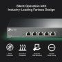 "5-Port 10G Multi-Gigabit Desktop Switch PORT: 5× 10G RJ45 Ports SPEC: Desktop Steel Case FEATURE: Plug and Play"